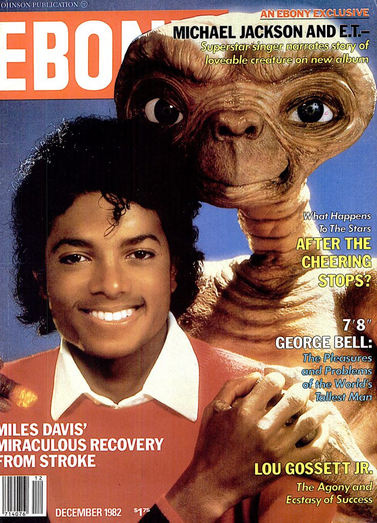 Michael appears on Ebony Magazine