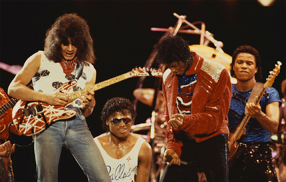 Eddie Van Halen joins the Jacksons